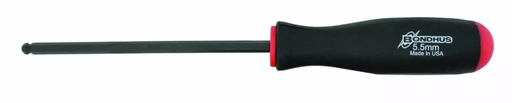 Шестигранная шаровая отвертка, черная []BONDHUS 5.5mm BS5.5MM No.10666