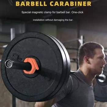 Шестигранные зажимы для штанги для тяжелой атлетики Быстросъемные хомуты для штанги Штанга Spin Lock Тяжелая атлетика синий