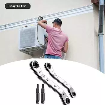 Шестигранный адаптер для бит, гаечный ключ с храповым механизмом, профессиональный сервисный ключ, инструмент для дома