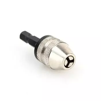 Шестигранный хвостовик сверла 0,3-3,6 мм быстроразъемный трехкулачковый патрон для электроинструмента