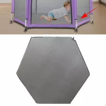 Шестигранный игровой коврик для манежа, удобный надувной портативный игровой коврик, матрас