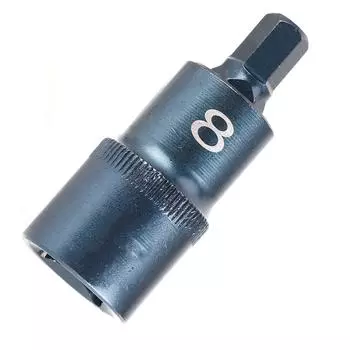 Шестигранный ключ с интерфейсом 12 дюймов, быстросъемный гаечный ключ S2, легированная сталь, вороненый ручной инструмент, фурнитура H8