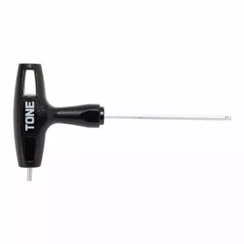 Шестигранный ключ с шариковым наконечником TONE Grip TGBHW-03 черного цвета, ширина под ключ 3 мм