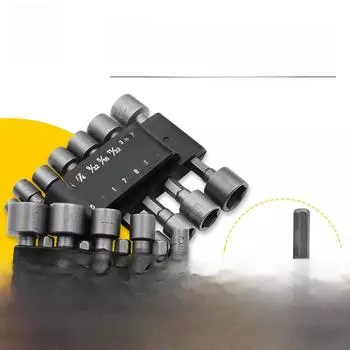 Шестигранный торцевой ключ-отвертка для пневматических и электрических отверток 9-Piece Set