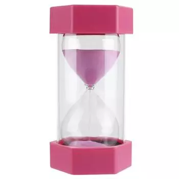 Шестиугольные песочные часы, 30-минутный таймер для использования в классе, домашнем офисе, кухне, синий