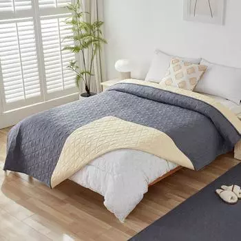 Шестиугольный водонепроницаемый нескользящий матрас, водонепроницаемая защитная накладка для дивана, универсальная подушка для дивана, всесезонная универсальная 100*127 чёрный