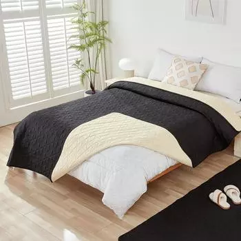 Шестиугольный водонепроницаемый нескользящий матрас, водонепроницаемая защитная накладка для дивана, универсальная подушка для дивана, всесезонная универсальная 100*127 чёрный