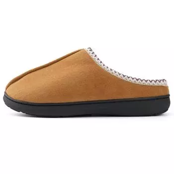 Shevalues зимние хлопковые тапочки мужские нескользящие пушистые теплые женские тапочки домашние тапочки из пены с эффектом памяти с прочной резиновой подошвой 36-37