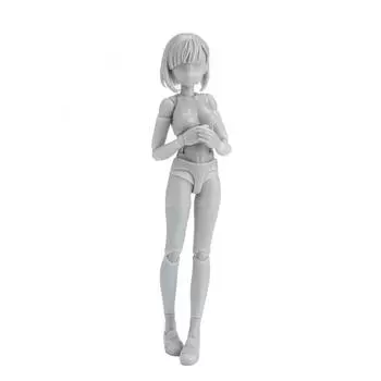 SHFiguarts Body-chan -School Life- Edition DX SET (Серый цвет Вер.) приблизительно. 130 мм подвижная фигурка из ПВХ и АБС