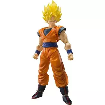 SHFiguarts Dragon Ball Z Super Saiyan Full Power Son Goku примерно 140 мм окрашенная подвижная фигурка из ПВХ и АБС