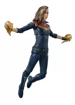 SHFiguarts Капитан Марвел (Чудеса) приблизительно. Подвижная фигура, окрашенная в цвет АБС и ПВХ, 150 мм.