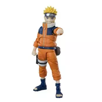 SHFiguarts NARUTO Наруто Узумаки - Самый неожиданный фарс ниндзя - Приблизительно. Подвижная фигурка, окрашенная из АБС и ПВХ, 135 мм BAS64181