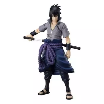 SHFiguarts NARUTO Shippuden Uchiha Sasuke - Тот, кто несет в себе всю ненависть - Приблизительно 145 мм окрашенная подвижная фигурка из ПВХ и АБС BAS63450