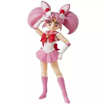 SHFiguarts Сейлор Мун Сейлор Чиби Мун -Анимация Цветное издание-Приблизительно. Подвижная фигура, окрашенная из АБС и ПВХ, 140 мм BAS62983