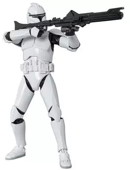 SHFiguarts Star Wars Clone Trooper Фаза 1 Приблизительно. Подвижная фигура, окрашенная в цвет АБС и ПВХ, 150 мм.