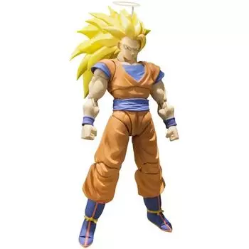 SHFiguarts Super Saiyan 3 Son Goku примерно 155 мм ПВХ и АБС окрашенная подвижная фигурка