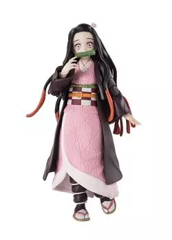 S.H.Figuarts Клинок, рассекающий демонов Kimetsu no Yaiba Нэдзуко Камадо 130мм ПВХ&АБС раскрашенная подвижная фигурка