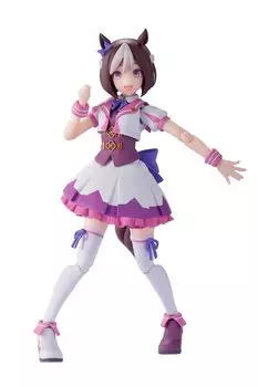 SHFiguarts Uma Musume Pretty Derby Специальная неделя Приблизительно. 130 мм окрашенная подвижная фигурка из ПВХ и АБС