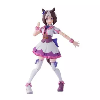 SHFiguarts Uma Musume Pretty Derby Специальная неделя Приблизительно. 130 мм окрашенная подвижная фигурка из ПВХ и АБС