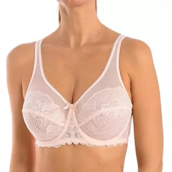 Женский бюстгальтер на косточках из микро-тюля Generous 008H4 90 COPA C белый