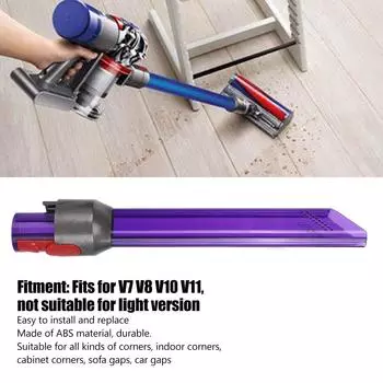 Щелевой инструмент для пылесоса с узкой щелевой насадкой, замена всасывающей головки пылесоса для V7 V8 V10 V11