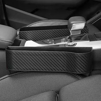 Щелевой ящик для хранения автомобильного сиденья, карманный органайзер с прорезью для сиденья, универсальный органайзер для автомобильного сиденья, держатель для карт, телефона, карманный ключ B-Co-pilot