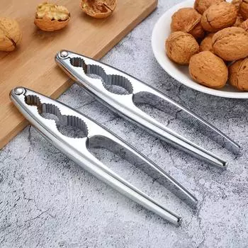 Щелкунчик легко раскалывает гайки Эргономичная ручка Нержавеющая защелка с пряжкой Нескользящая нержавеющая сталь Инструмент для взлома орехов