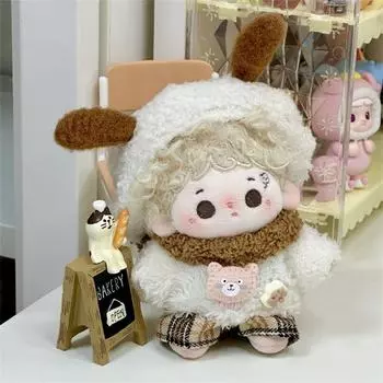 Щенок Медведь Шляпа Плюшевая Кукла Костюм Мягкая Кукла Животное Кукла Одежда Подарок Девочке Style 2