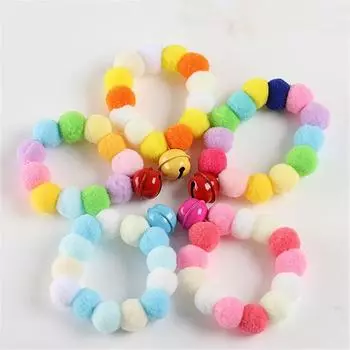 Щенок, милый кот, собака, ожерелье, аксессуары для домашних животных, меховой ошейник, кошачий ошейник M жёлтый