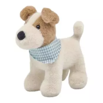 Щенок Плюшевая Игрушка. 7 дюймов. Мягкая и приятная плюшевая игрушка-собака ручной работы для маленьких мальчиков. Девочки и дети всех возрастов! One Size
