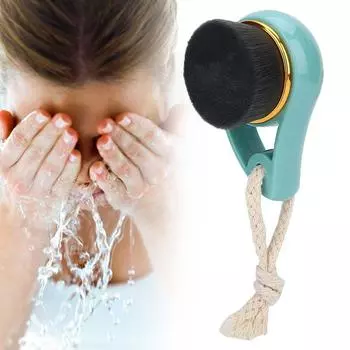 Щетинки Глубокое очищение Очищение лица Бамбуковая щетка для умывания лица Инструмент для ухода за лицом Щетка для очищения лица 02