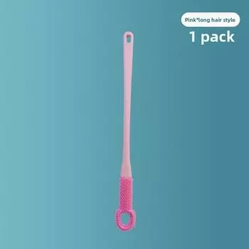 Щетка 2 в 1 для чистки и массажа пальцев ног, для облегчения зуда, щетка для растирания ног, массажный артефакт с длинной ручкой, щетка для мытья ног и удаления омертвевшей кожи 1PCS синий