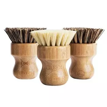 Щетка блюда бака волокна волокна СИЗАЛа ОЭМ естественная моющая бамбуковая для щетки чистки кухни XS