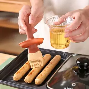 Щетка для барбекю, разъемная, термостойкая, силиконовая, масляная, для бутылок, для выпечки тортов, крема, для готовки, для кухни, для дома, инструмент B