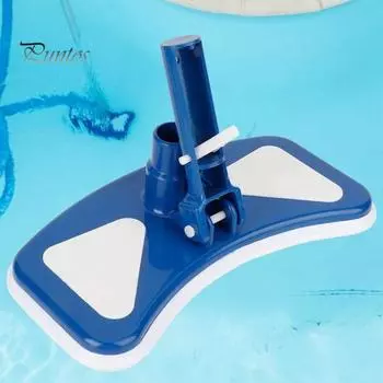 Щетка для бассейна с безопасным всасывающим отверстием Эргономичный дизайн Щетка для бассейна Профессиональный инструмент для ухода за бассейном Аксессуар для чистки синий