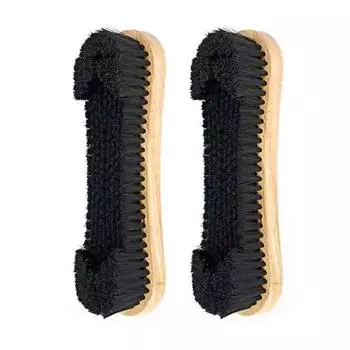 Щетка для бильярдного стола с нейлоновой щетиной, щетка для бильярдного стола с натуральной ручкой из цельного дерева, инструмент для чистки бильярдных столов для снукера 2pcs