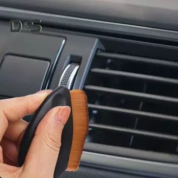 Щетка для блеска шин, щетина из микрофибры, удобная щетка для чистки ручек для детализации автомобилей, шиномонтаж чёрный