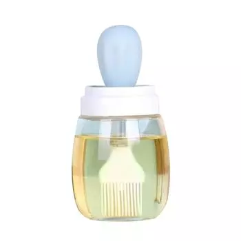 Щетка для блинного масла, пищевая мягкая щетина, щетка для барбекю с основанием One Size синий