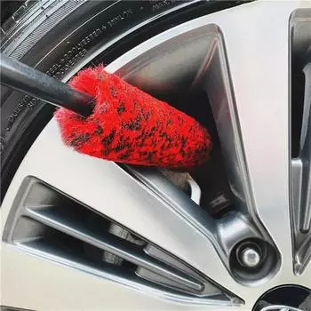 Щетка для чистки автомобильных колес, гибкие шерстяные салфетки для мойки автомобильных дисков и шин, легко очищают труднодоступные места, инструменты для чистки автомобилей