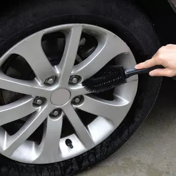 Щетка для чистки автомобильных шин, мытье обода, удобная переноска и использование расходных материалов для автомобиля