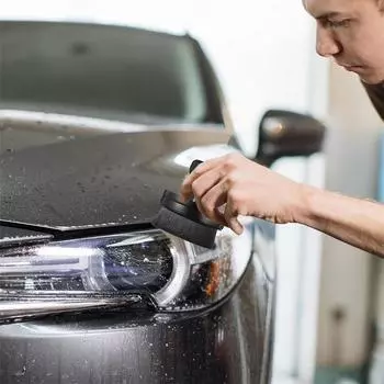 Щетка для чистки автомобильных шин, портативная щетка для шин с уплотнительным чехлом, щетка для мытья шин, удаление пыли, полировка, воск, инструменты для ухода