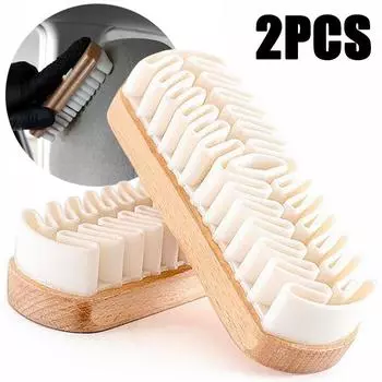 Щетка для чистки автомобильных сидений, универсальная, для чистки салона автомобиля, замши, щетки для чистки салона автомобиля, аксессуары для салона автомобиля, 1/2 шт.