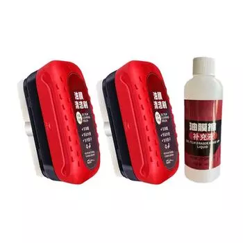 Щетка для чистки автомобильных стекол, очиститель масляной пленки, средство для удаления грязи и масляной пленки, губка для чистки автомобильных стекол, щетка для полировки и ухода