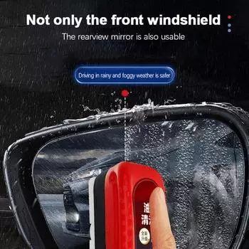 Щетка для чистки автомобильных стекол Средство для удаления масляной пленки с автомобильных стекол Покрытие лобового стекла Сильнодействующее средство для удаления масляной пленки с ворсистого лобового стекла one size
