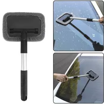 Щетка для чистки автомобильных стекол Выдвижной очиститель для удаления запотевания Удаление пыли Инструменты для мойки автомобиля Аксессуары для чистки лобового стекла Очиститель стеклоочистителя