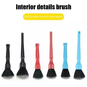 Щетка для чистки автомобиля Мягкая щетина Щетка для автомойки Аксессуары Инструменты для чистки щелей Принадлежности для кондиционера салона автомобиля
