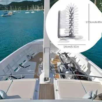 Щетка для чистки бутылок в раковине, подходит для стеклянных бутылок, стаканчиков для напитков 2 в 1, присосок и других щеток для чашек, неэлектрическая синий