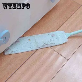 Щетка для чистки бытовой пыли с нетканой салфеткой из 10 шт., Длинная ручка, щетка для удаления пыли синий