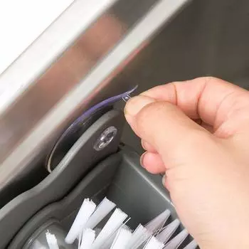 Щетка для чистки чашек 2 в 1, скребок для всасывания стенок, щетка для ленивых бутылок, очиститель для стекол, термос, щетка для мытья, кухонные аксессуары для чистки