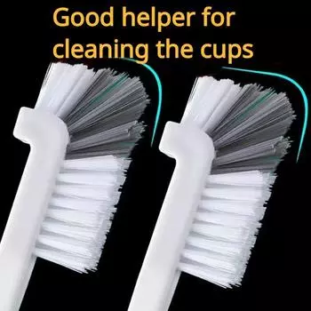 Щетка для чистки чашек, маленькая щетка с длинной ручкой, щетка для чистки чашек с водой, щетка для чашек, ополаскивание бутылок Quantity 1